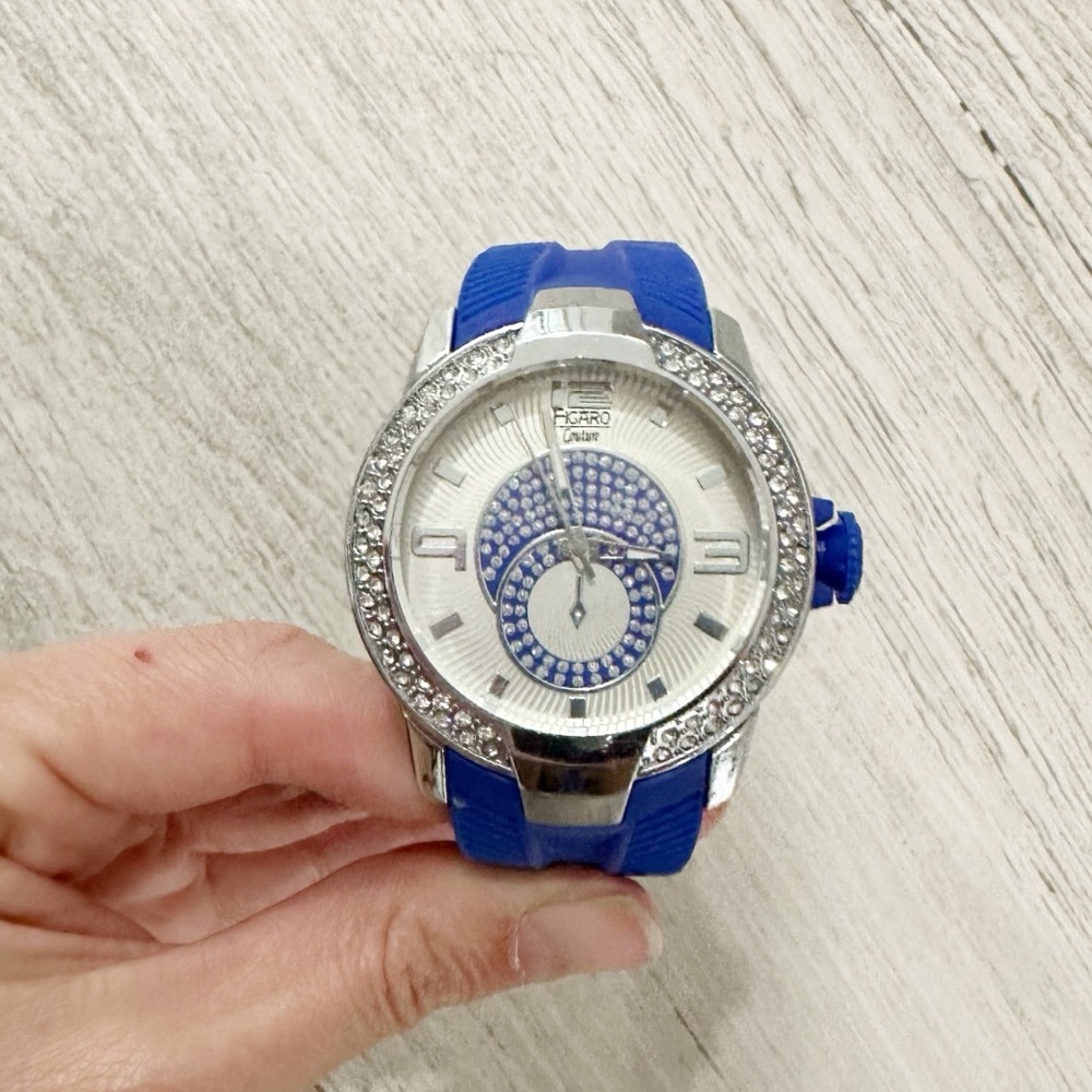 Couture Royal Blue Jelly Fashion Watch